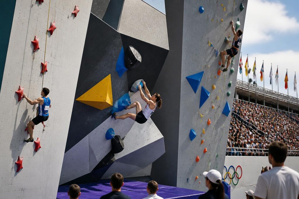 découvrez comment l'escalade combinée devient un enjeu majeur aux jeux olympiques, alliant performance, stratégie et passion sportive.