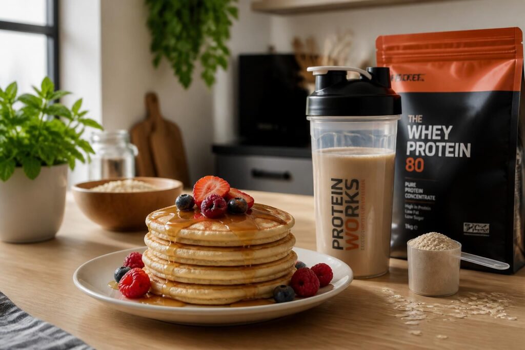 découvrez notre recette gourmande de pancakes protéinées à la whey, idéales pour allier plaisir et énergie tout au long de la journée.