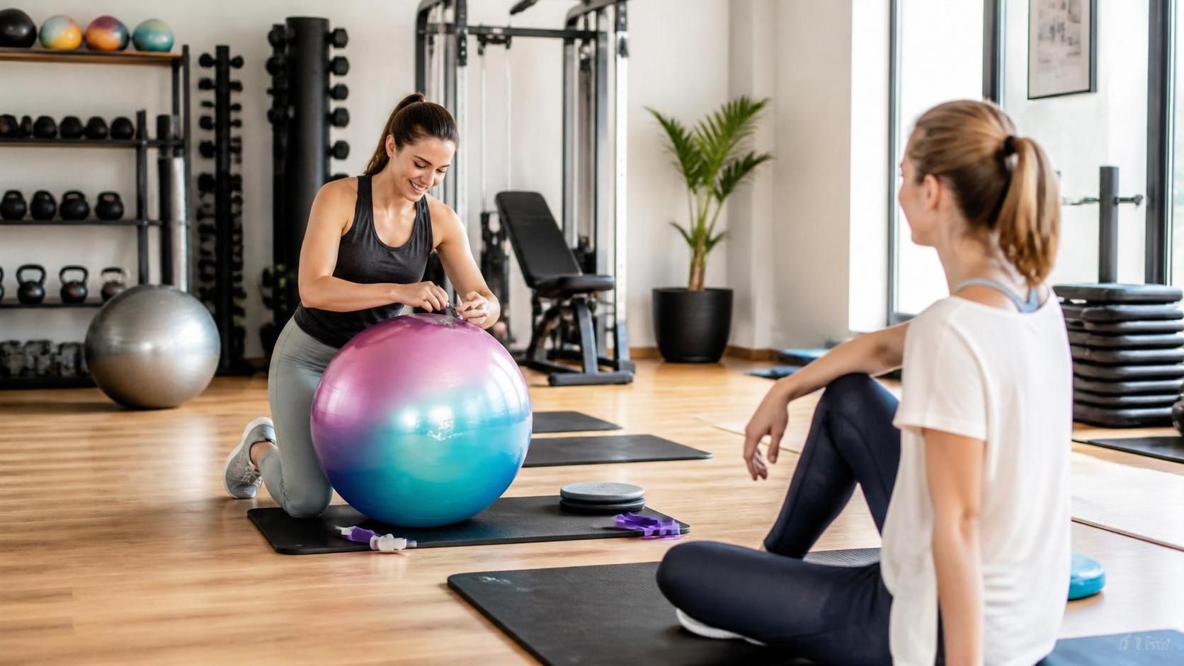découvrez notre guide complet des exercices incontournables avec le ballon pilates pour renforcer votre corps, améliorer votre posture et augmenter votre flexibilité.