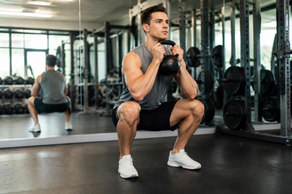 apprenez à maîtriser la technique du goblet squat pour maximiser vos performances et obtenir des résultats optimaux en musculation.