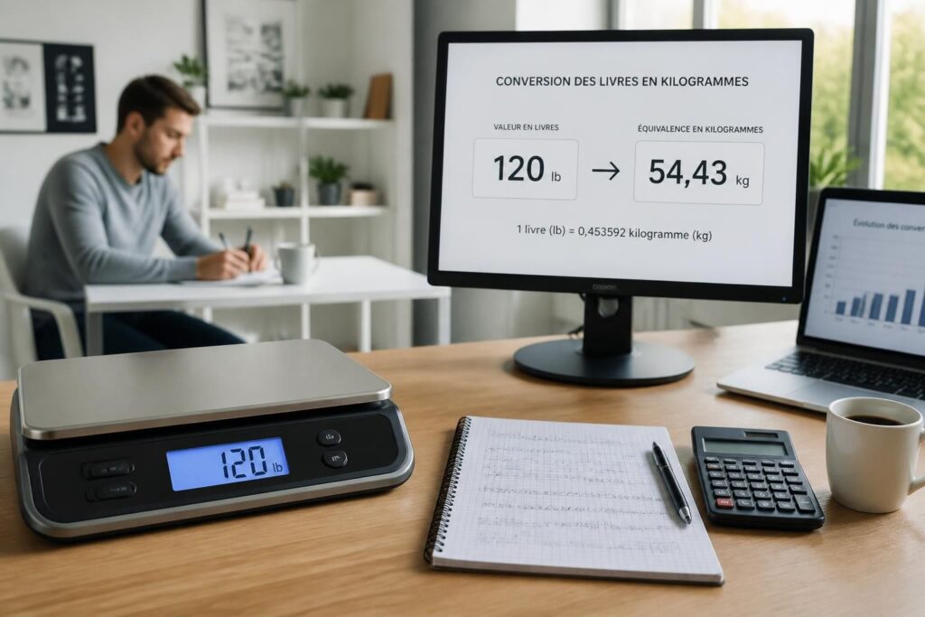 apprenez comment convertir 120 livres en kilogrammes facilement avec notre explication claire et rapide. découvrez la méthode de conversion précise.