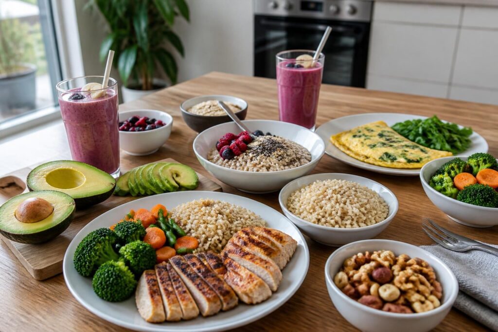 découvrez un plan nutritionnel complet pour une prise de masse efficace avec un menu quotidien à 4000 kcal, adapté pour favoriser la croissance musculaire et optimiser votre alimentation.